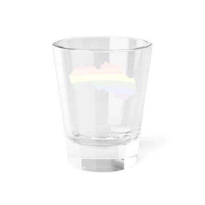 Lgbt Flag Map Of Slovakia (Slovakia) Shot Glass 1.5oz - Go Mug Yourself