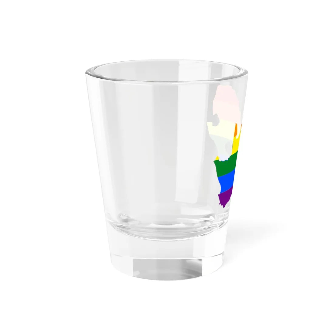 LGBT flag map of South Africa (South Africa) Shot Glass 1.5oz - Go Mug Yourself