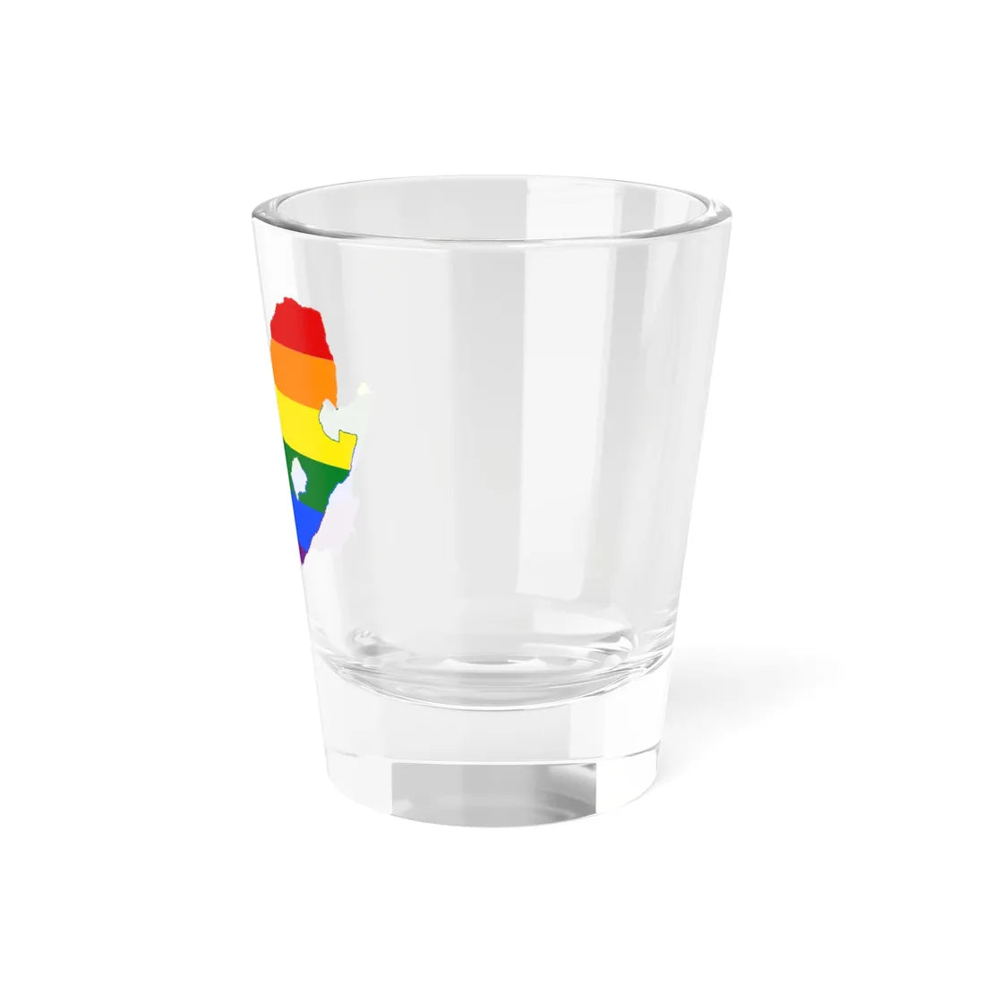 LGBT flag map of South Africa (South Africa) Shot Glass 1.5oz - Go Mug Yourself