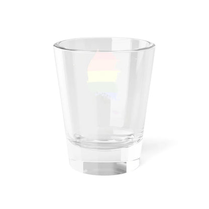 LGBT flag map of South Korea (Korea) Shot Glass 1.5oz - Go Mug Yourself