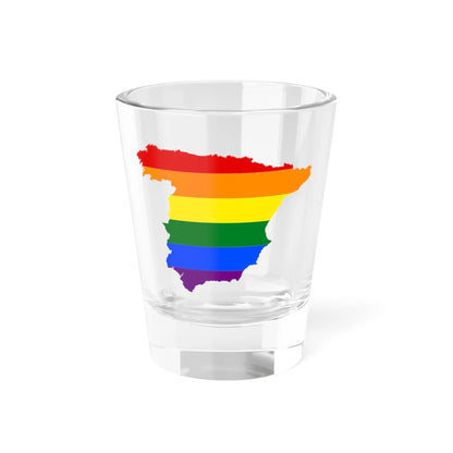 LGBT flag map of Spain (Spain) Shot Glass 1.5oz 1.5oz - Go Mug Yourself