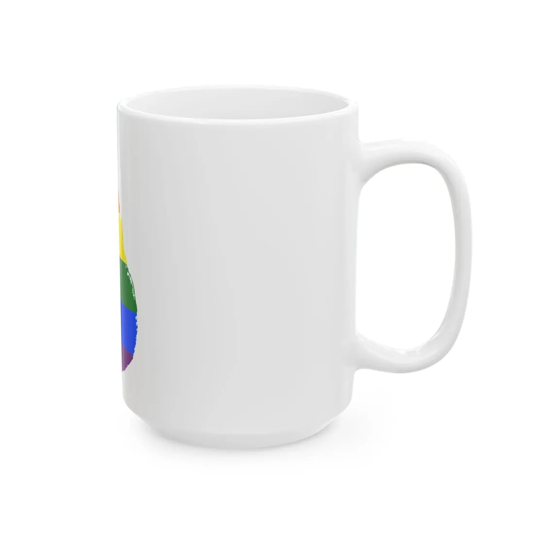 LGBT flag map of Sri Lanka (Sri Lanka) White Coffee Mug - Go Mug Yourself