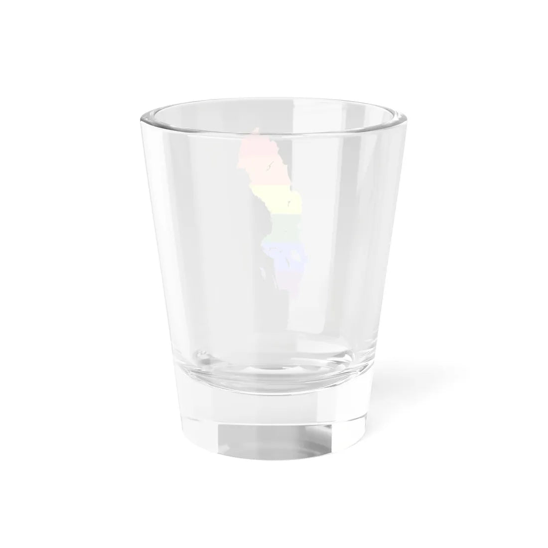 LGBT flag map of Sweden (Sweden) Shot Glass 1.5oz - Go Mug Yourself