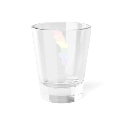 LGBT flag map of Sweden (Sweden) Shot Glass 1.5oz - Go Mug Yourself