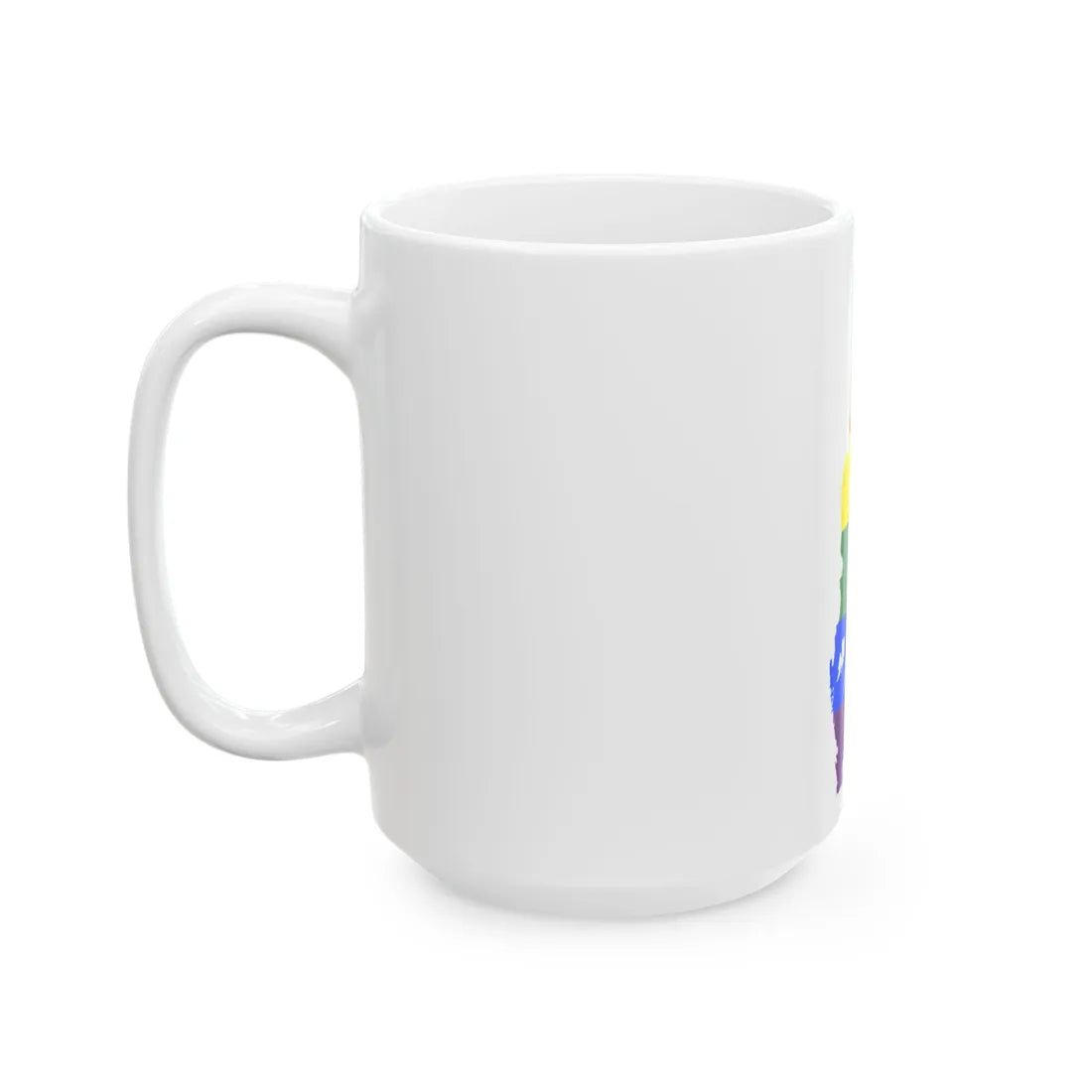 LGBT flag map of Sweden (Sweden) White Coffee Mug - Go Mug Yourself