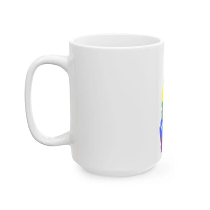 LGBT flag map of Sweden (Sweden) White Coffee Mug - Go Mug Yourself