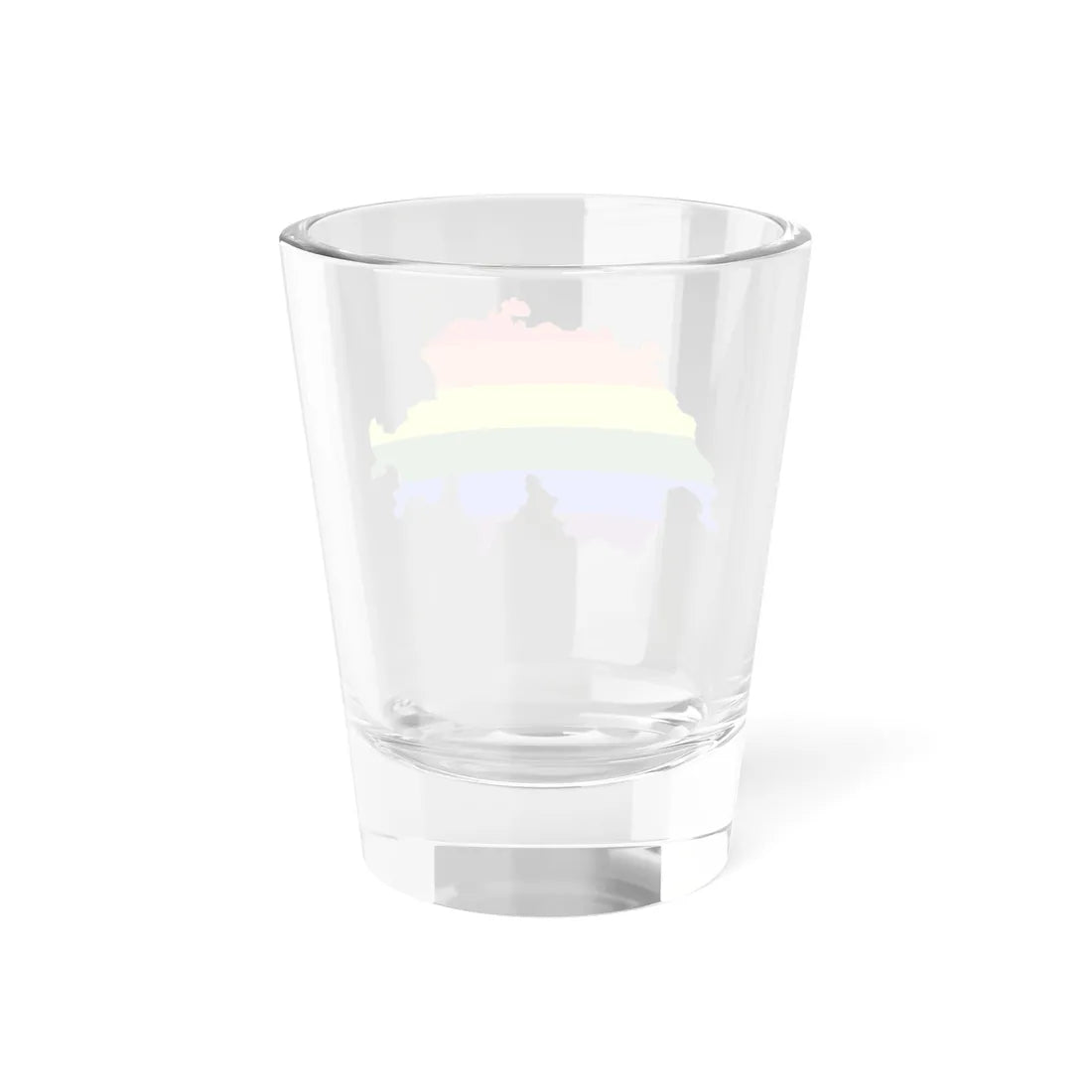 LGBT flag map of Switzerland (Switzerland) Shot Glass 1.5oz - Go Mug Yourself