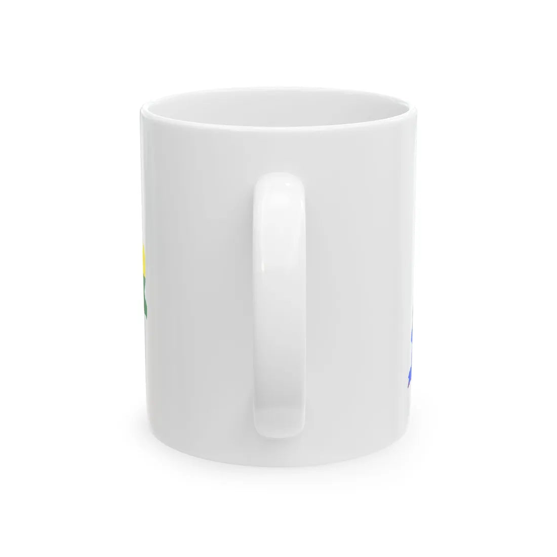 LGBT flag map of Switzerland (Switzerland) White Coffee Mug - Go Mug Yourself