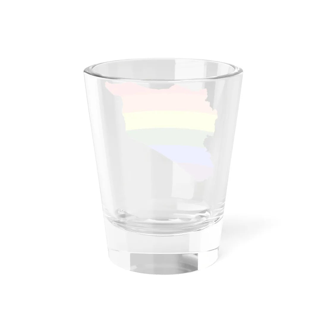 LGBT flag map of Syria (Syria) Shot Glass 1.5oz - Go Mug Yourself