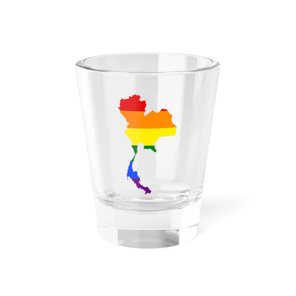 LGBT flag map of Thailand (Thailand) Shot Glass 1.5oz 1.5oz - Go Mug Yourself