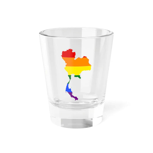 LGBT flag map of Thailand (Thailand) Shot Glass 1.5oz 1.5oz - Go Mug Yourself
