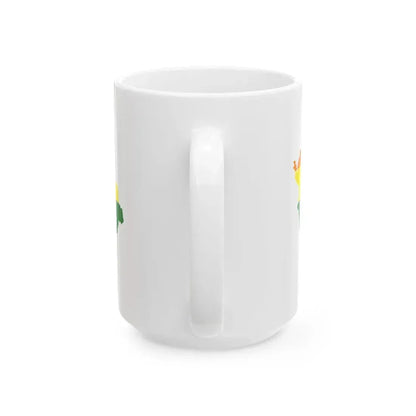 LGBT flag map of the Czech Republic (Czech Republic) White Coffee Mug - Go Mug Yourself