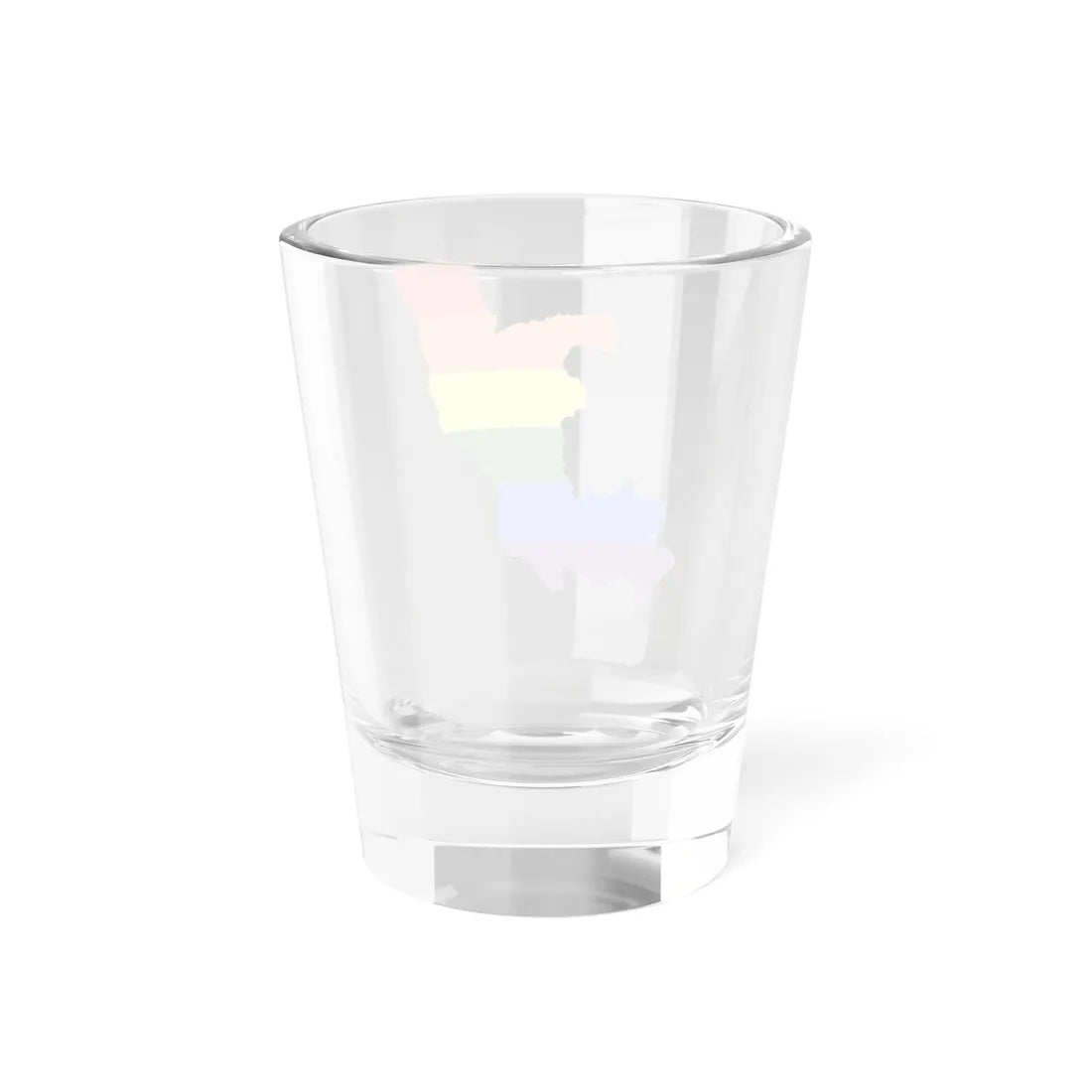 LGBT flag map of the Republic of the Congo (Congo) Shot Glass 1.5oz - Go Mug Yourself