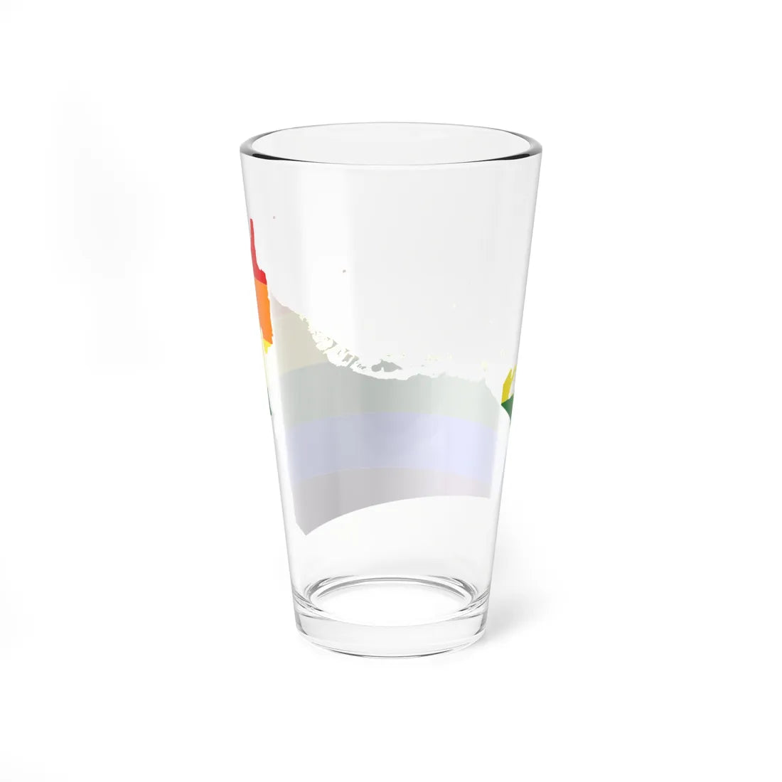 LGBT flag map of the United Arab Emirates (United Arab Emirates) Pint Glass 16oz - Go Mug Yourself