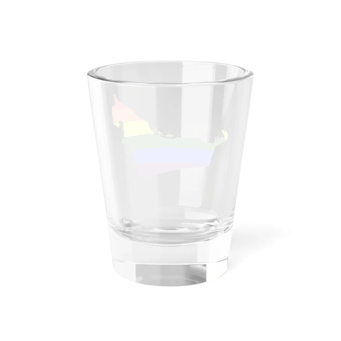 LGBT flag map of the United Arab Emirates (United Arab Emirates) Shot Glass 1.5oz - Go Mug Yourself