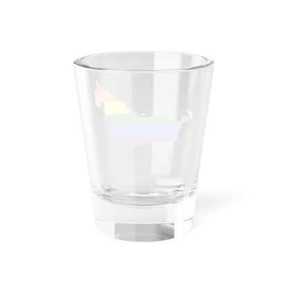 LGBT flag map of the United Arab Emirates (United Arab Emirates) Shot Glass 1.5oz - Go Mug Yourself