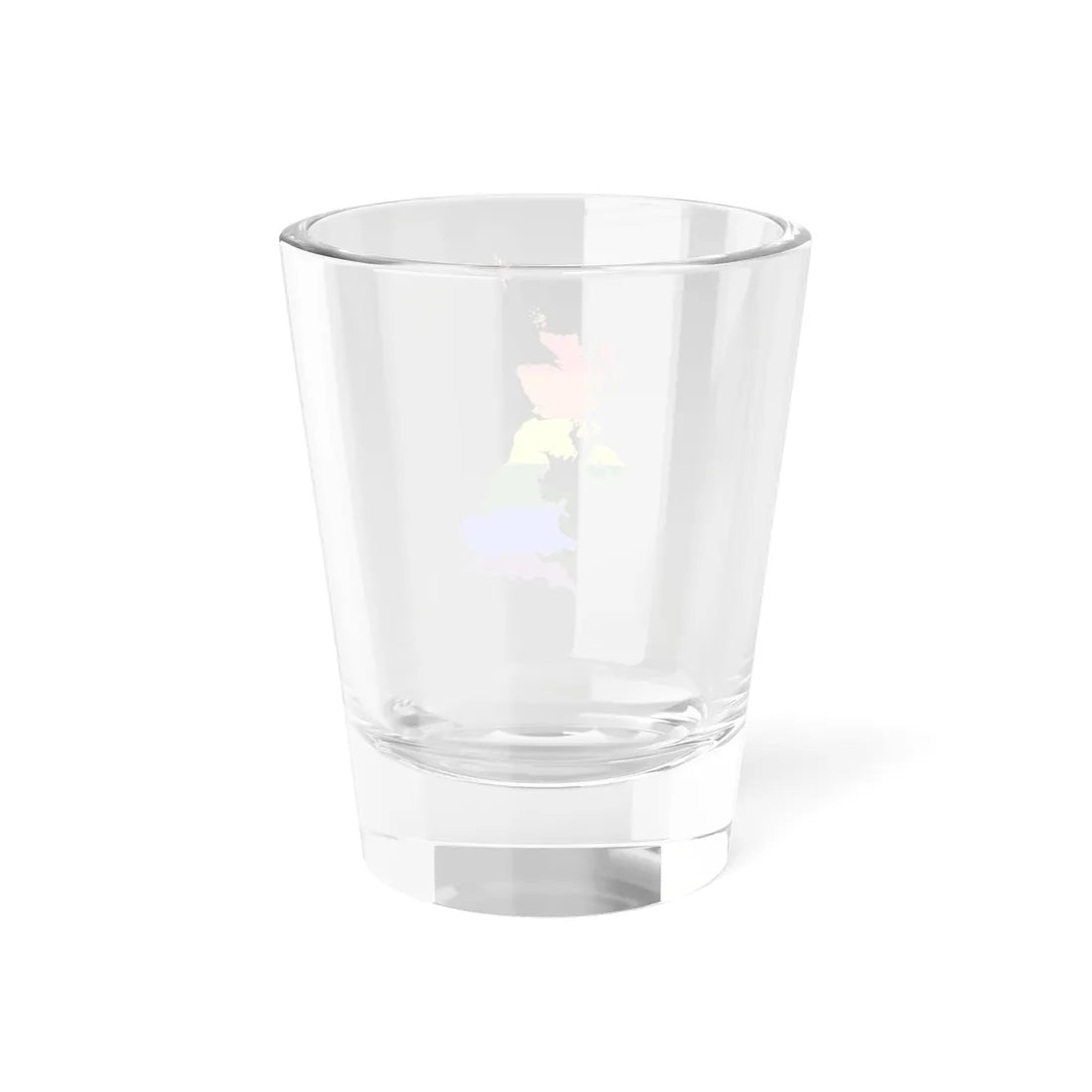 LGBT flag map of the United Kingdom (United Kingdom) Shot Glass 1.5oz - Go Mug Yourself
