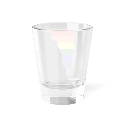 LGBT flag map of Vermont (United States) Shot Glass 1.5oz - Go Mug Yourself