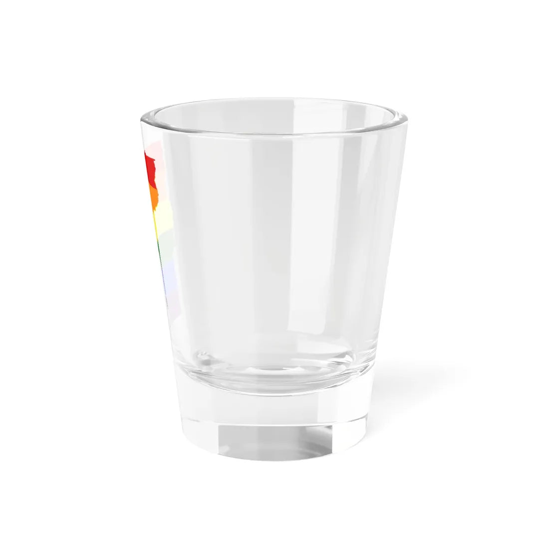 LGBT flag map of Vermont (United States) Shot Glass 1.5oz - Go Mug Yourself
