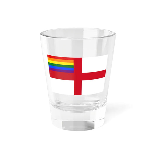 LGBT Flag of England (England) Shot Glass 1.5oz 1.5oz - Go Mug Yourself