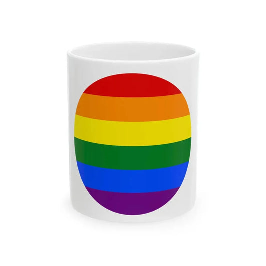 LGBT Pride Flag of Japan (Japan) White Coffee Mug 11oz - Go Mug Yourself