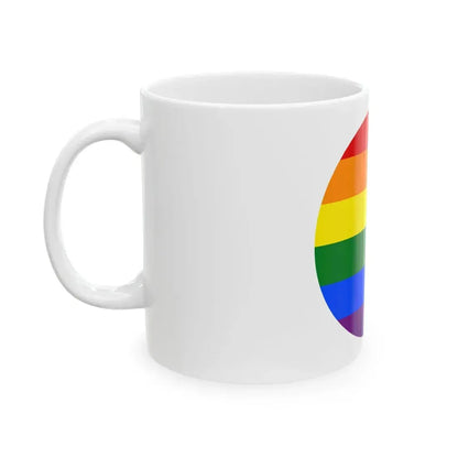 LGBT Pride Flag of Japan (Japan) White Coffee Mug - Go Mug Yourself