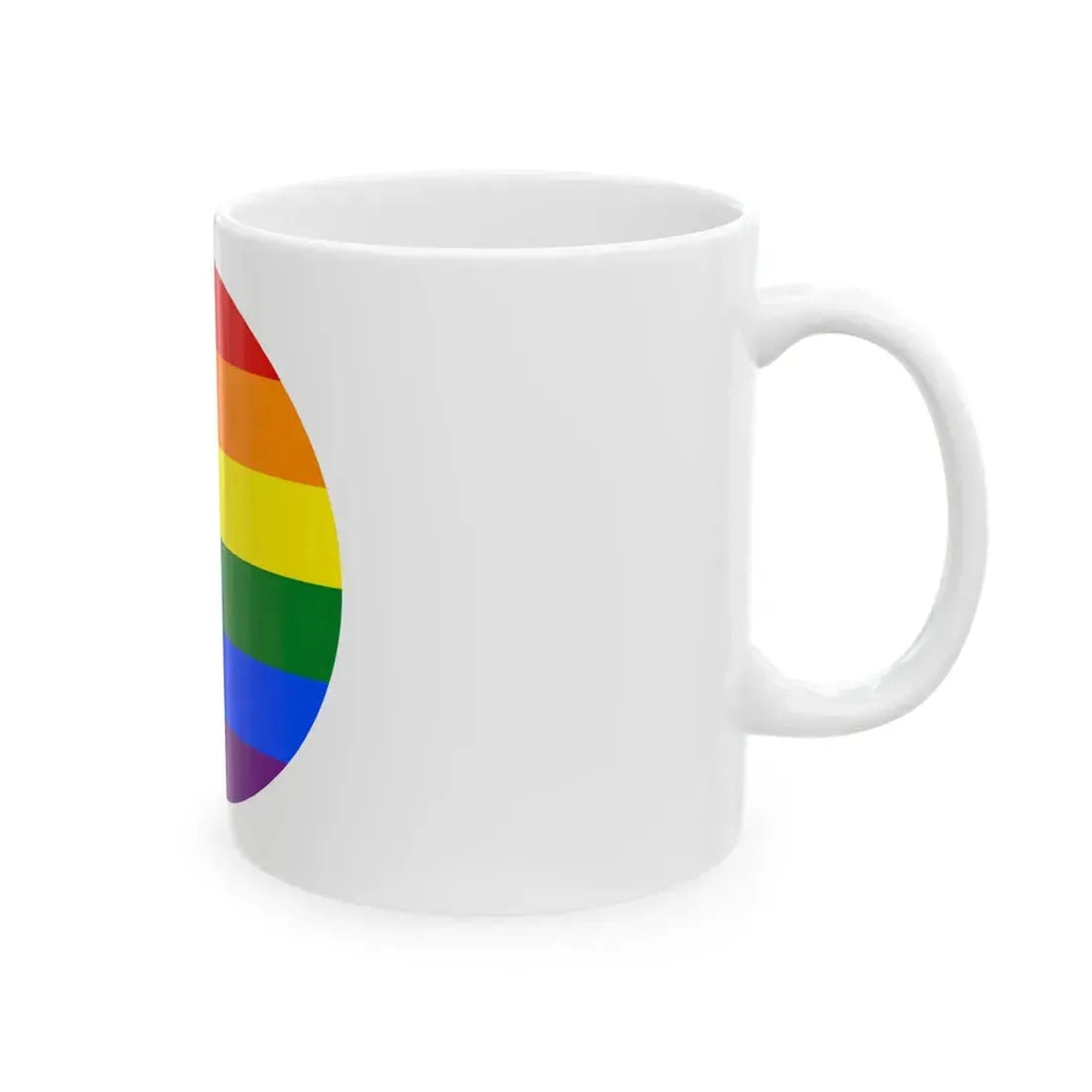 LGBT Pride Flag of Japan (Japan) White Coffee Mug - Go Mug Yourself