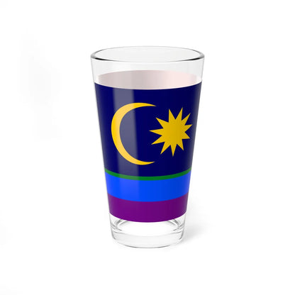LGBT Pride Flag of Malaya (Malaysia) Pint Glass 16oz - Go Mug Yourself
