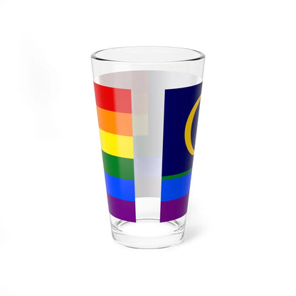 LGBT Pride Flag of Malaya (Malaysia) Pint Glass 16oz - Go Mug Yourself