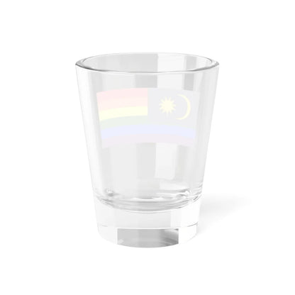 LGBT Pride Flag of Malaya (Malaysia) Shot Glass 1.5oz - Go Mug Yourself