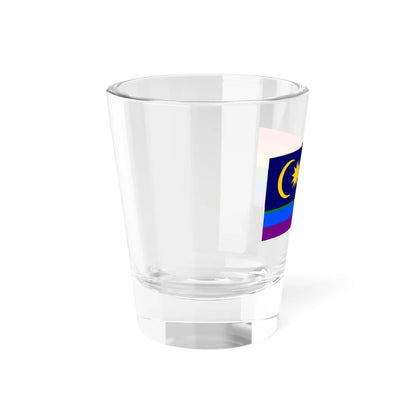 LGBT Pride Flag of Malaya (Malaysia) Shot Glass 1.5oz - Go Mug Yourself