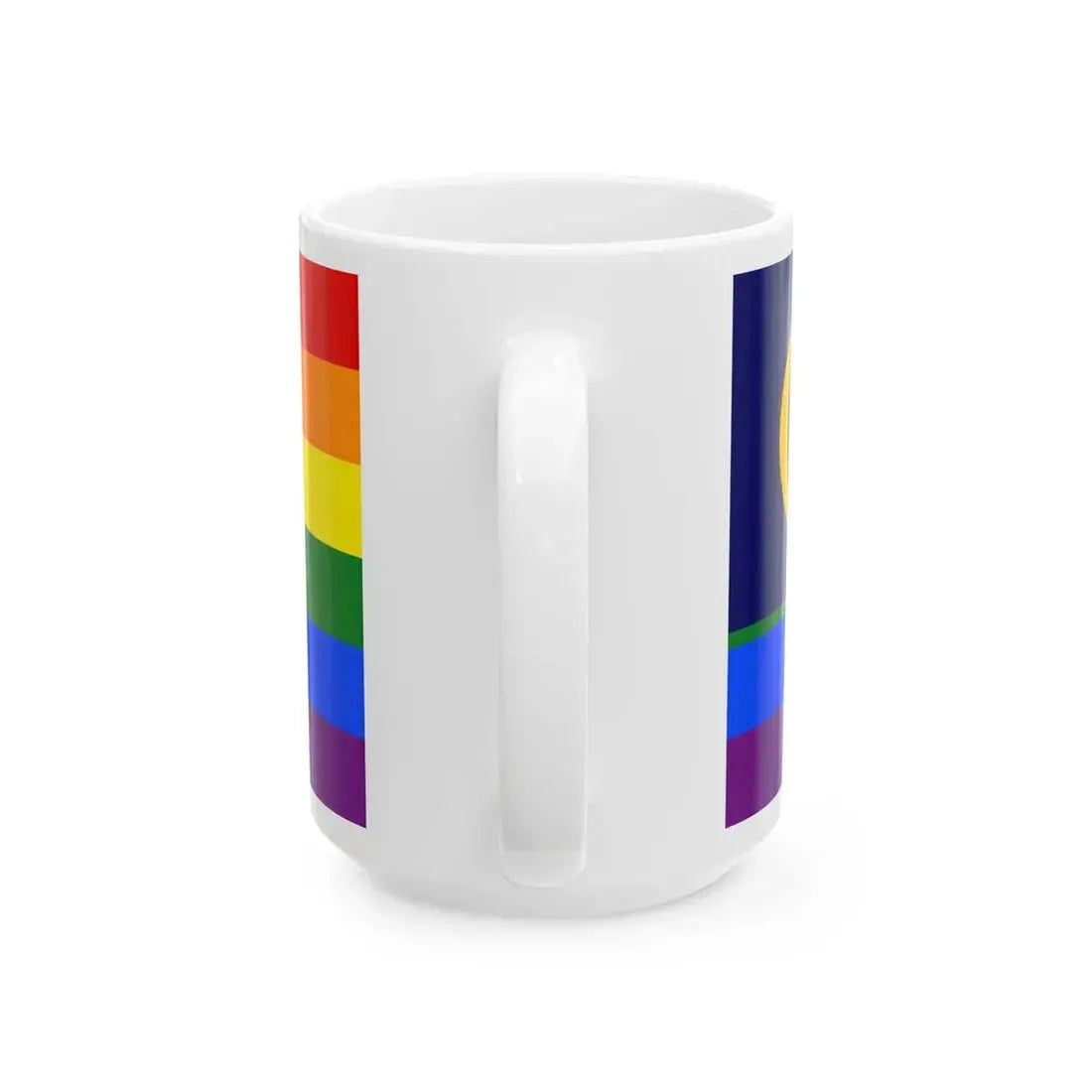 LGBT Pride Flag of Malaya (Malaysia) White Coffee Mug - Go Mug Yourself