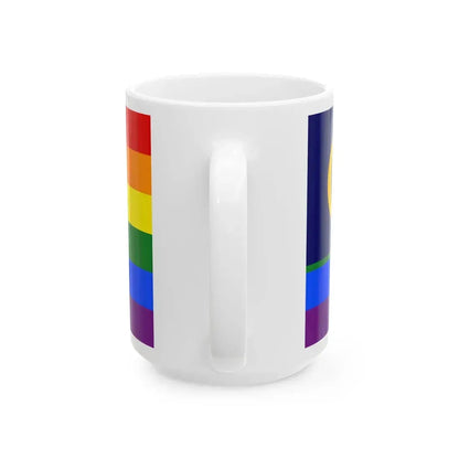 LGBT Pride Flag of Malaya (Malaysia) White Coffee Mug - Go Mug Yourself
