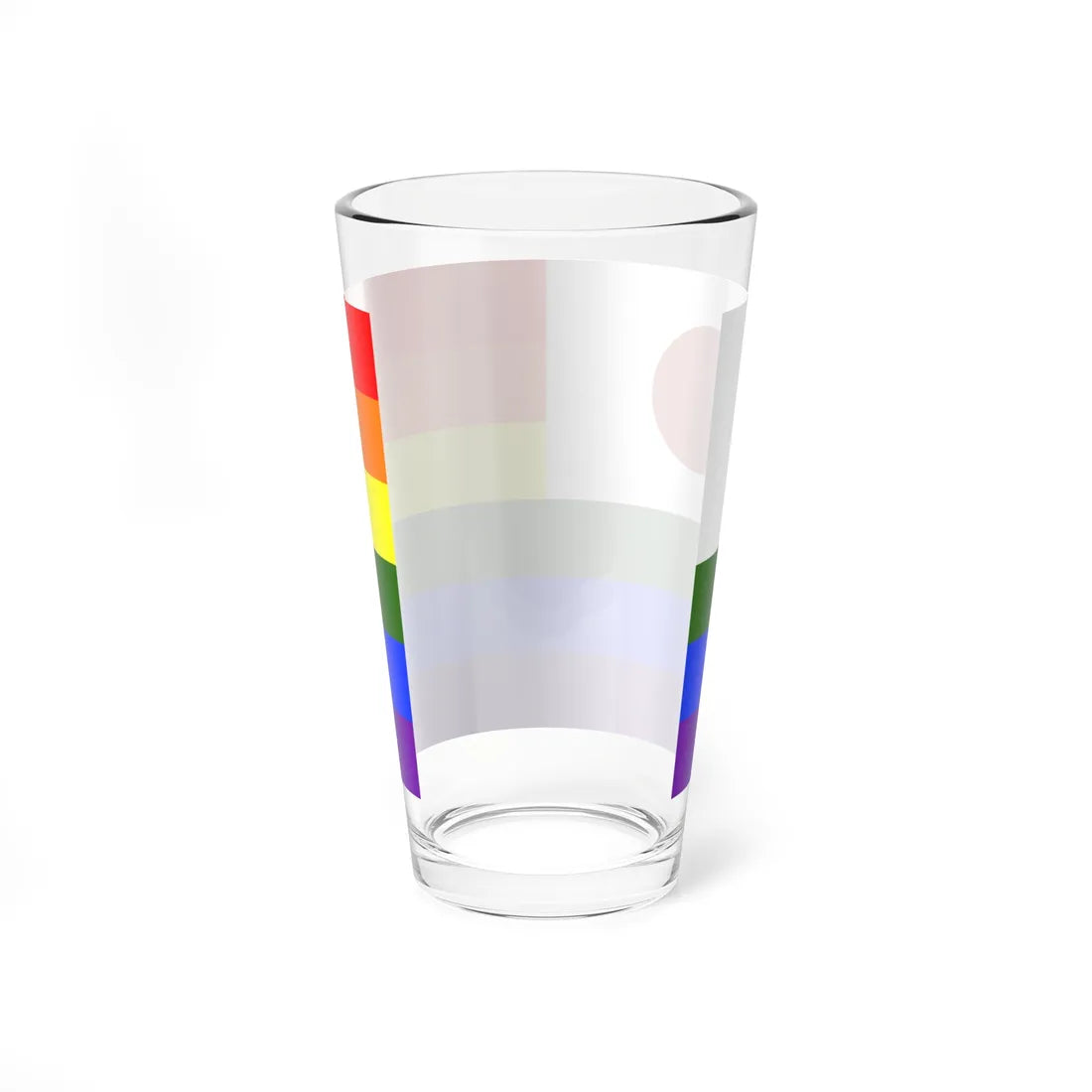 LGBT Rainbow Flag of Japan (Japan) Pint Glass 16oz - Go Mug Yourself