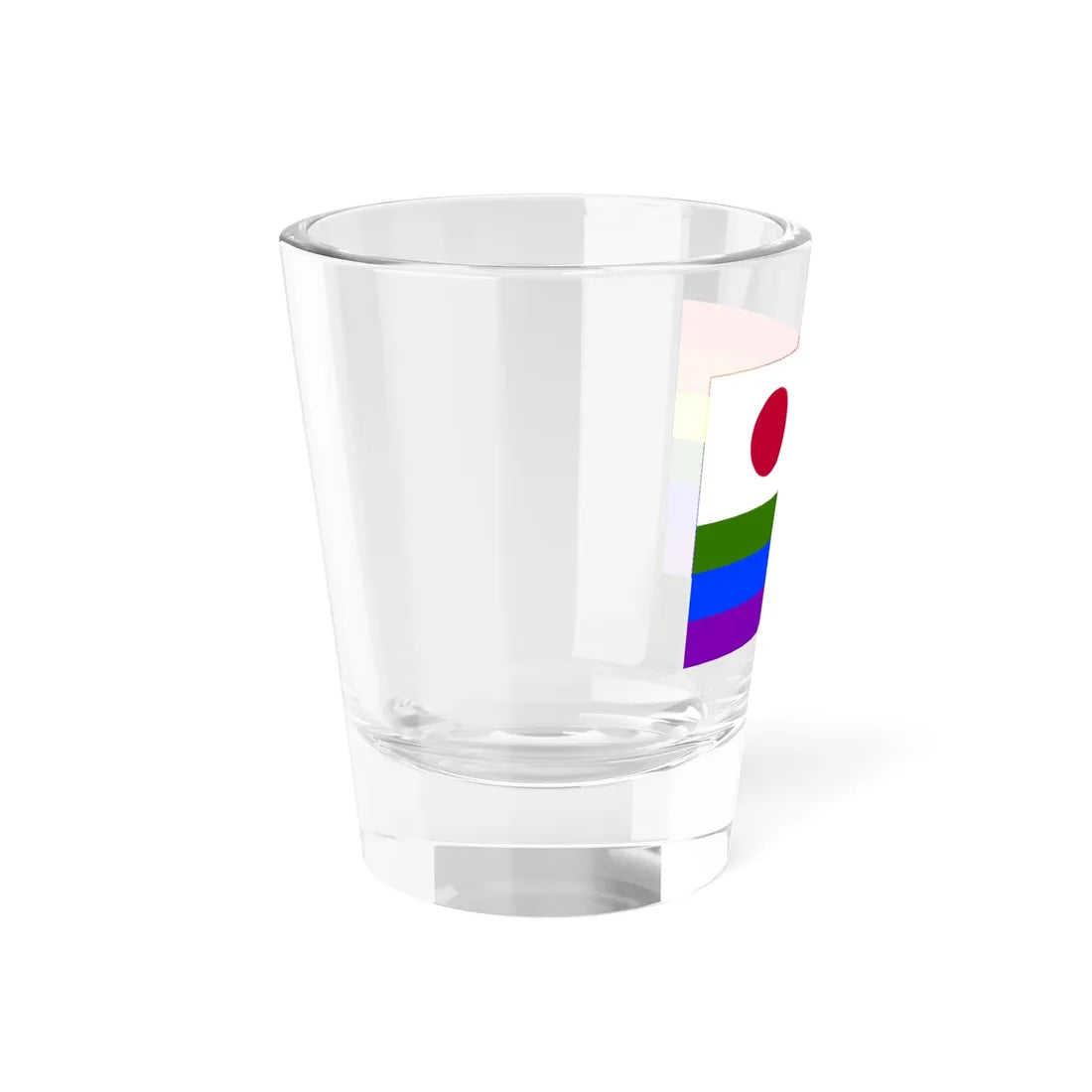 LGBT Rainbow Flag of Japan (Japan) Shot Glass 1.5oz - Go Mug Yourself