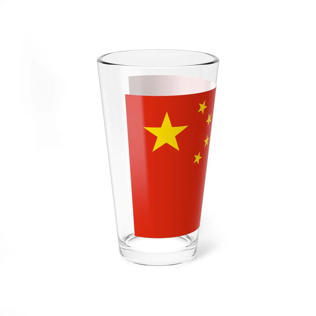 LGBT rainbow flag of the Peoples Republic of China (China) Pint Glass 16oz - Go Mug Yourself