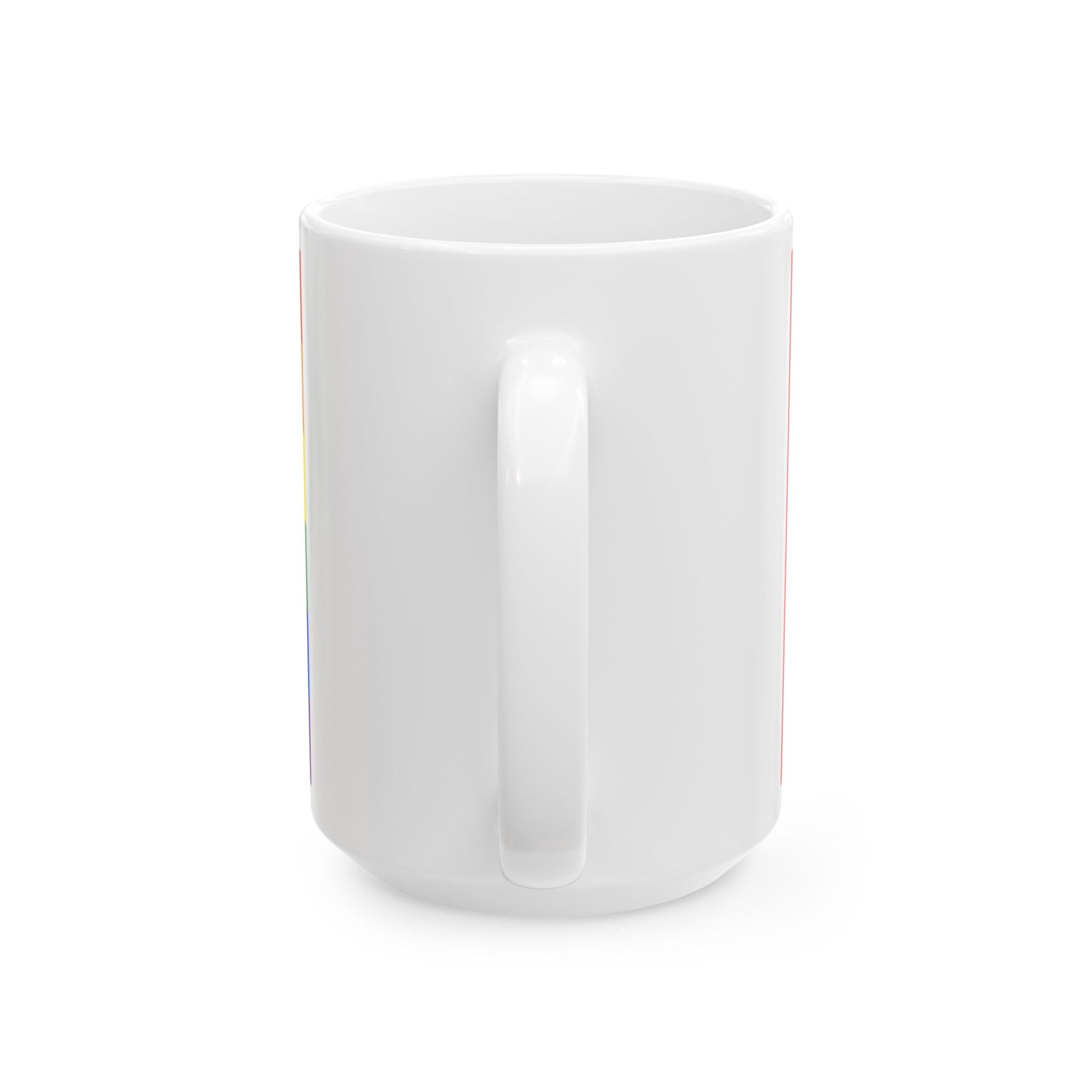 LGBT rainbow flag of the Peoples Republic of China (China) White Coffee Mug-Go Mug Yourself