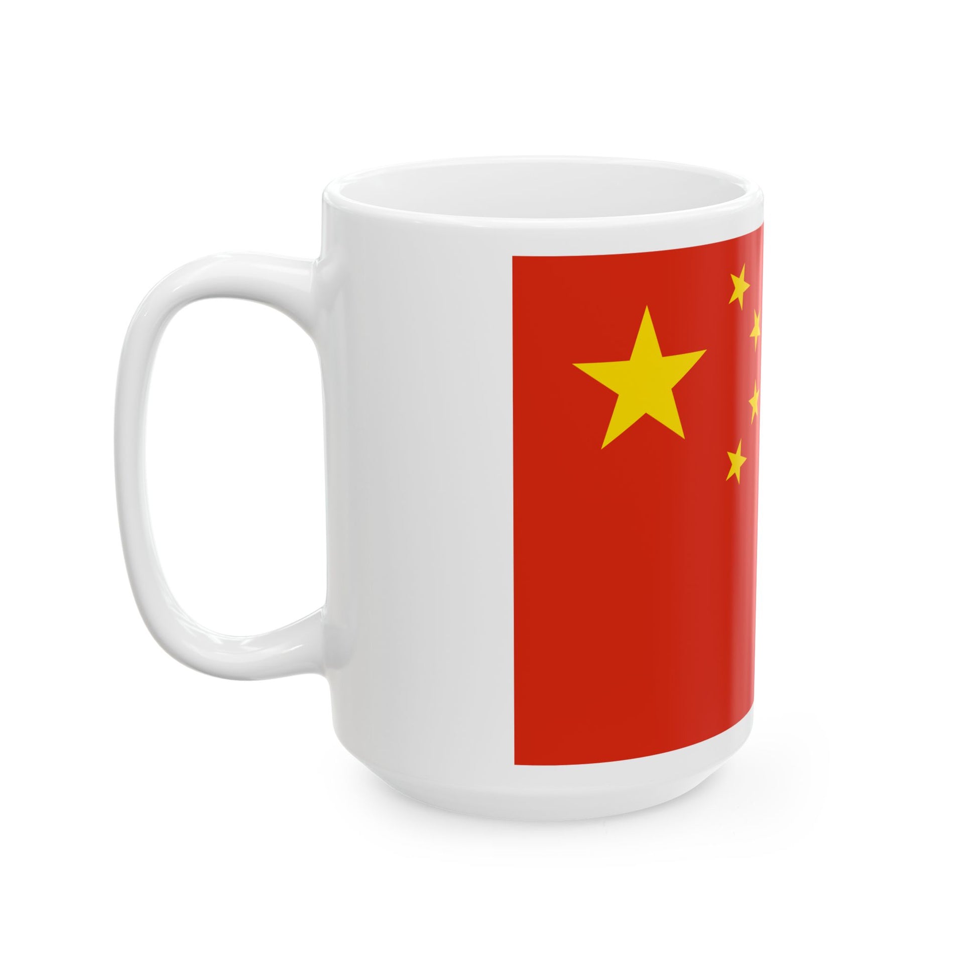 LGBT rainbow flag of the Peoples Republic of China (China) White Coffee Mug-Go Mug Yourself