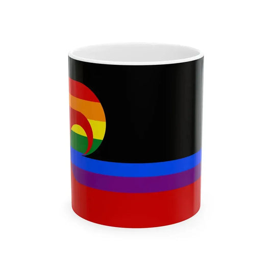 LGBT Tino Rangatiratanga (New Zealand) White Coffee Mug 11oz - Go Mug Yourself