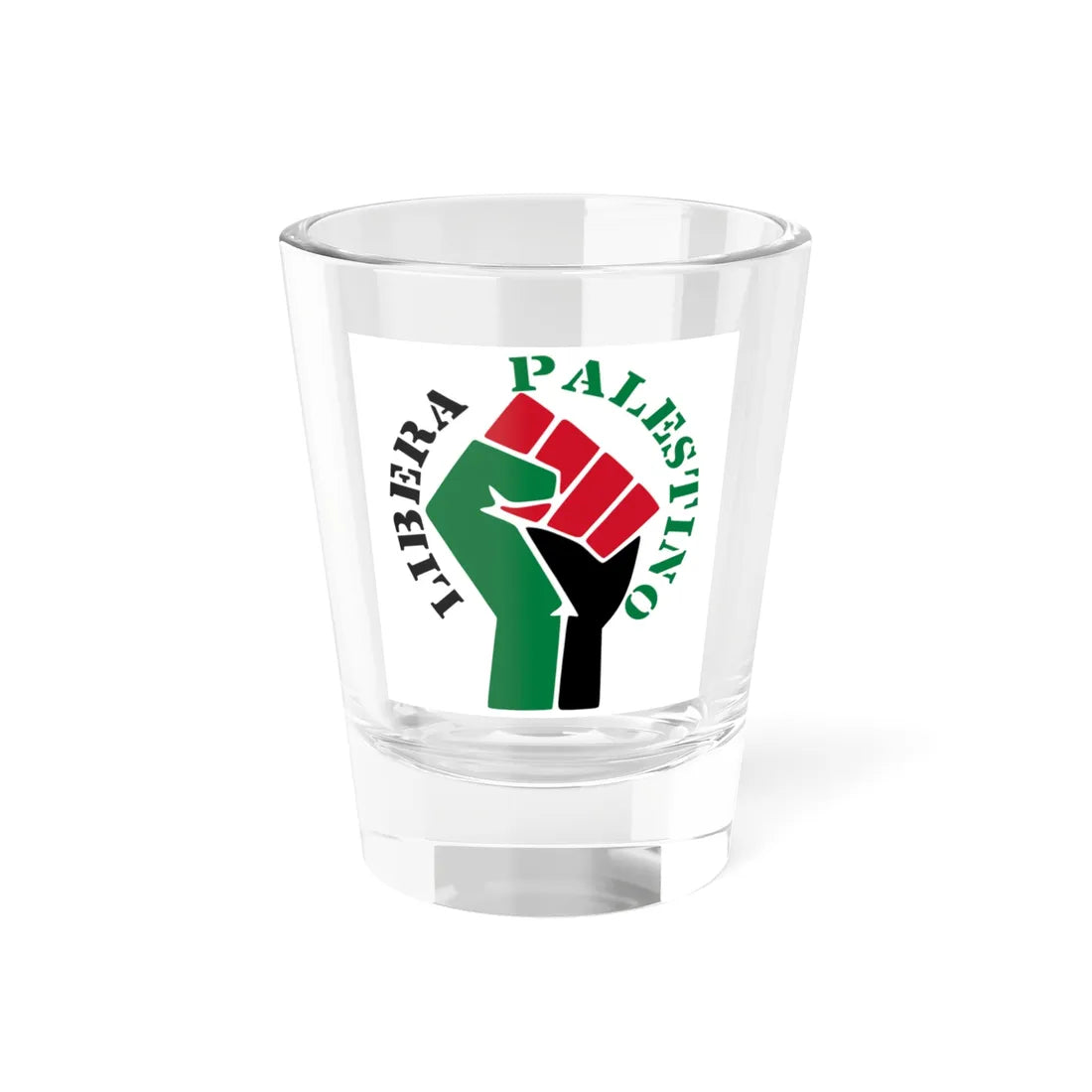 Libera Palestino (Palestine) Shot Glass 1.5oz 1.5oz - Go Mug Yourself