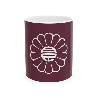 Liberal Democratic Party Japan Flag (Japan) White Coffee Mug 11oz - Go Mug Yourself