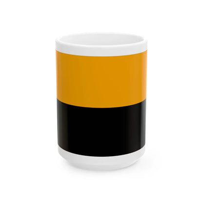 LiberateAndRevolutionAvengeYellow (China) White Coffee Mug 15oz - Go Mug Yourself