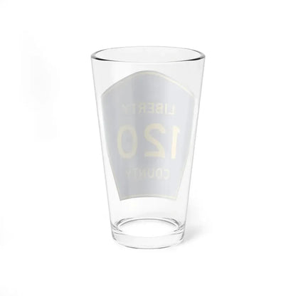 Liberty County 120 (Florida) (Road Sign) Pint Glss 16oz - Go Mug Yourself