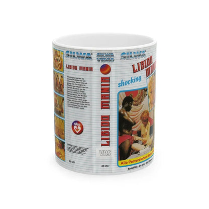 LIBIDO MANIA (VHS COVER) - White Coffee Mug 11oz - Go Mug Yourself