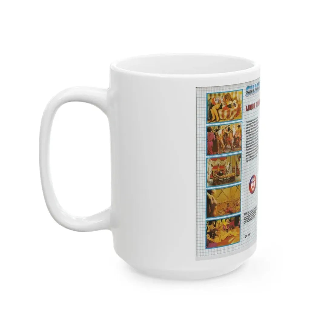 LIBIDO MANIA (VHS COVER) - White Coffee Mug - Go Mug Yourself