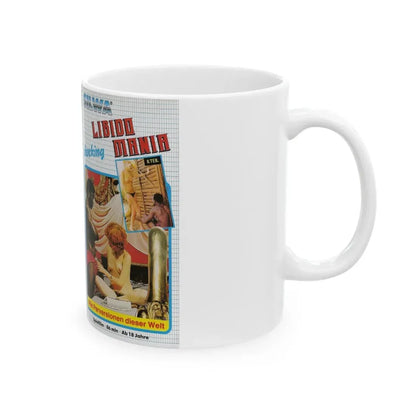 LIBIDO MANIA (VHS COVER) - White Coffee Mug - Go Mug Yourself
