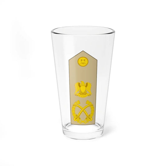 Libya Army OF 10 (Libya) (Military Rank) Pint Glass 16oz 16oz - Go Mug Yourself
