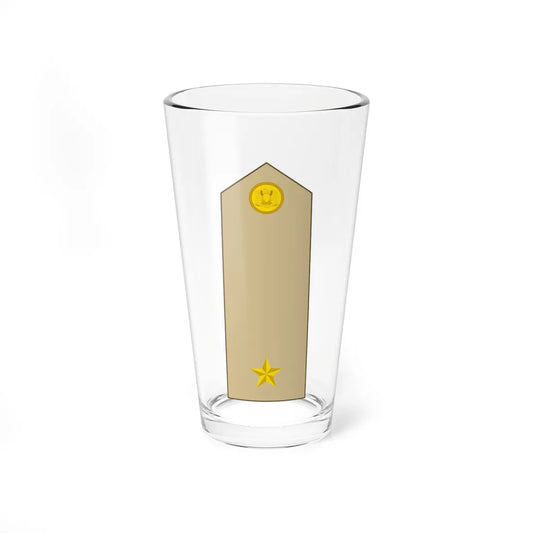 Libya Army OF 1a (Libya) (Military Rank) Pint Glass 16oz 16oz - Go Mug Yourself