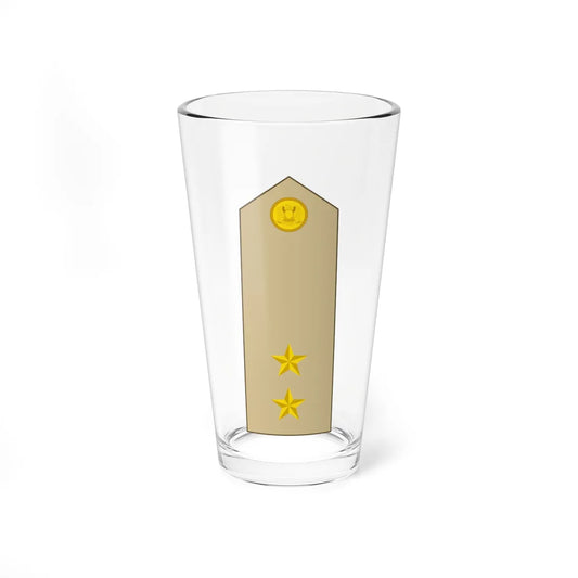Libya Army OF 1b (Libya) (Military Rank) Pint Glass 16oz 16oz - Go Mug Yourself