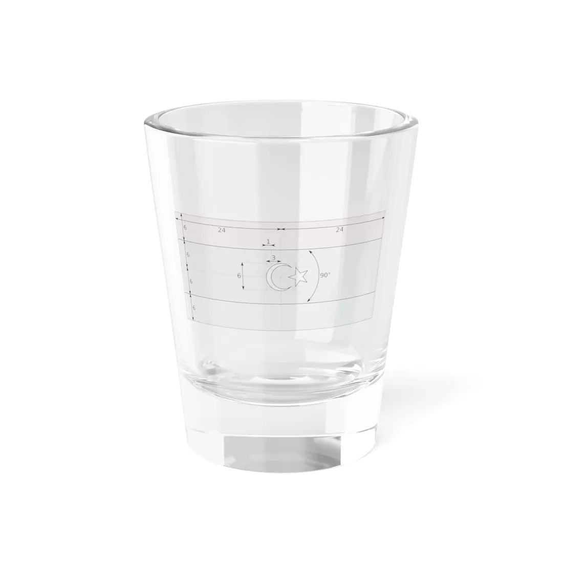 Libya Flag Constitutional Construction (Libya) Shot Glass 1.5oz 1.5oz - Go Mug Yourself